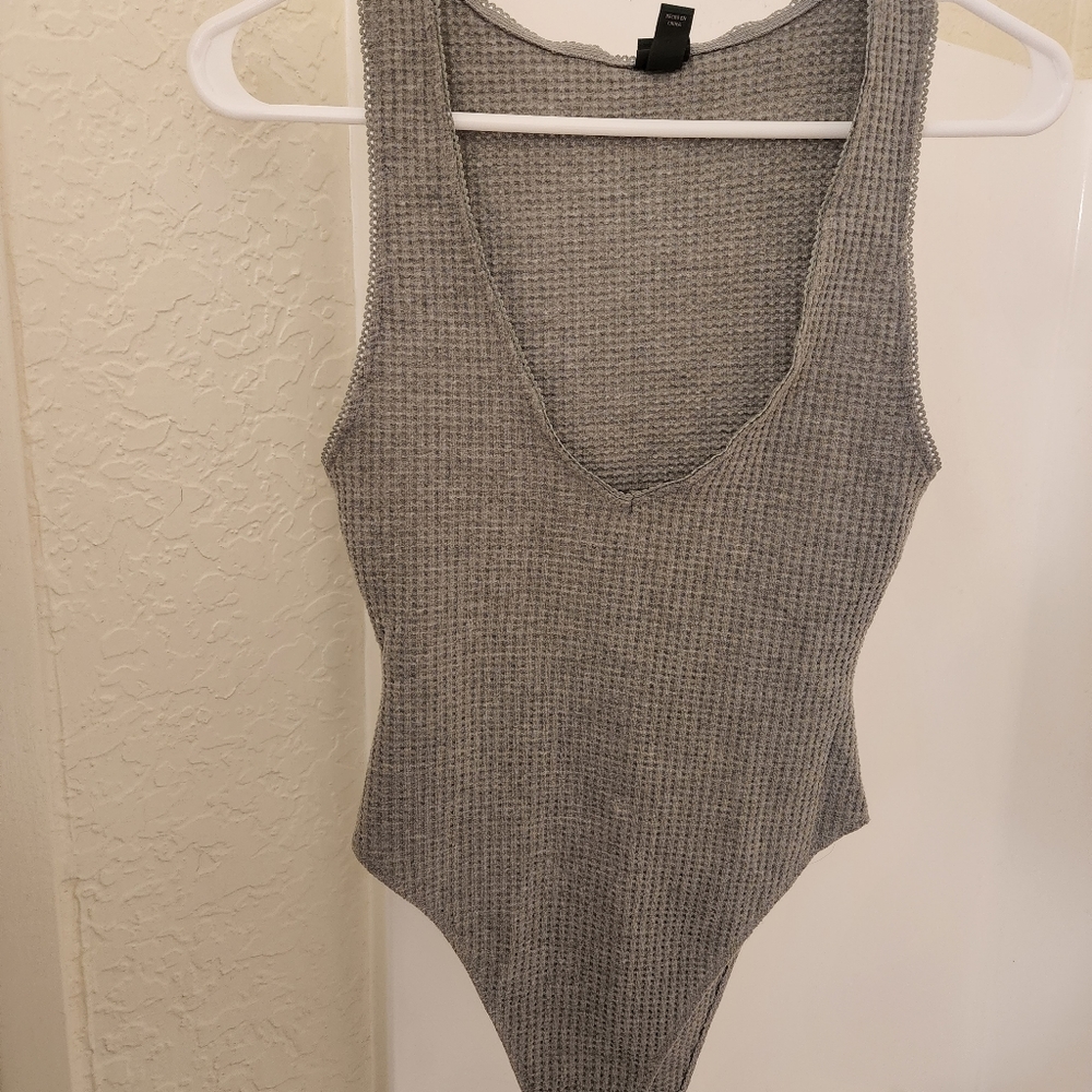 Wild Fable deep V neck bodysuit
